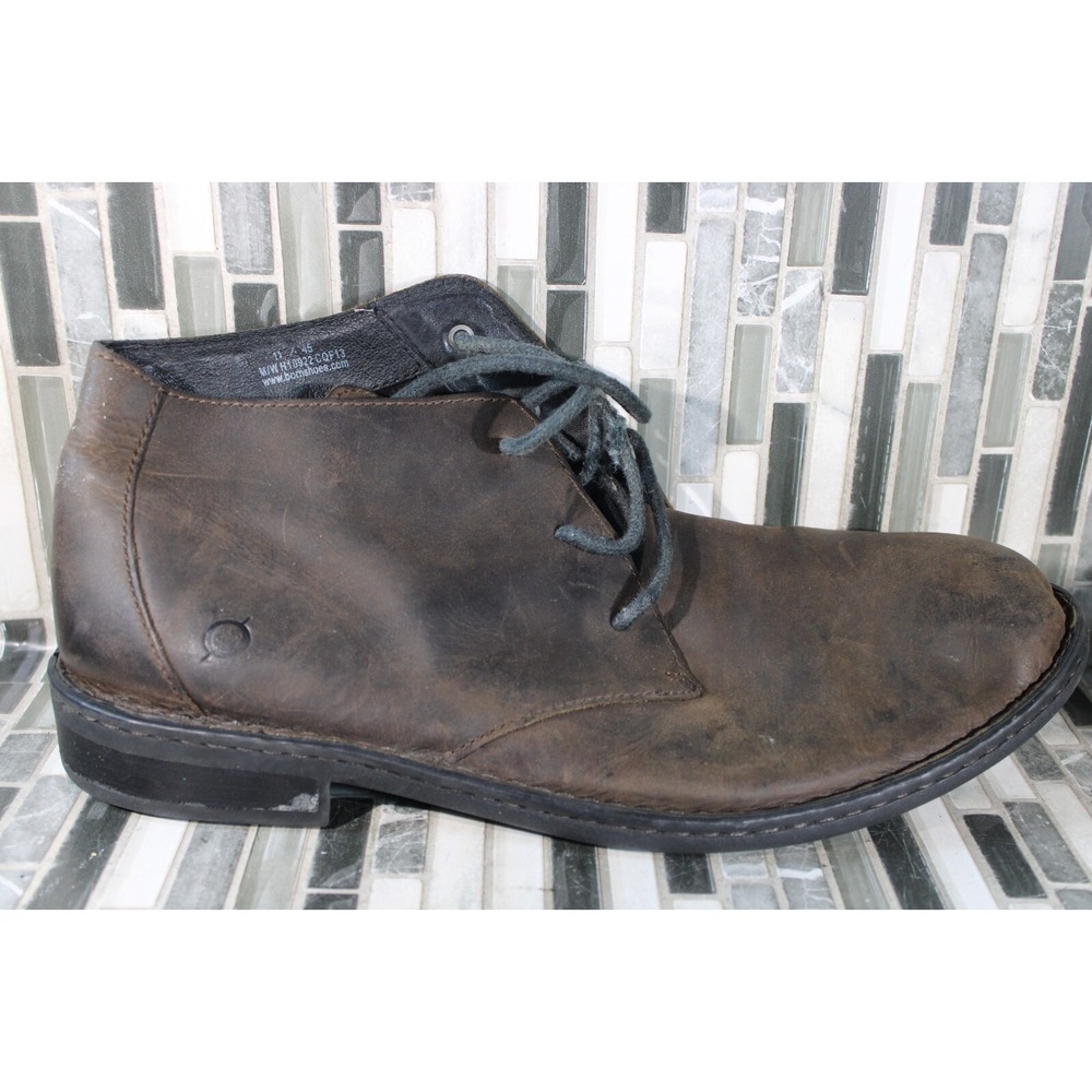 Born Ankle High Leather Hand Crafted Boots Size 11